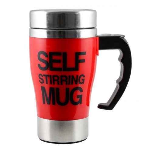 Термо-кружка мешалка 350мл Self Stirring Mug, красная