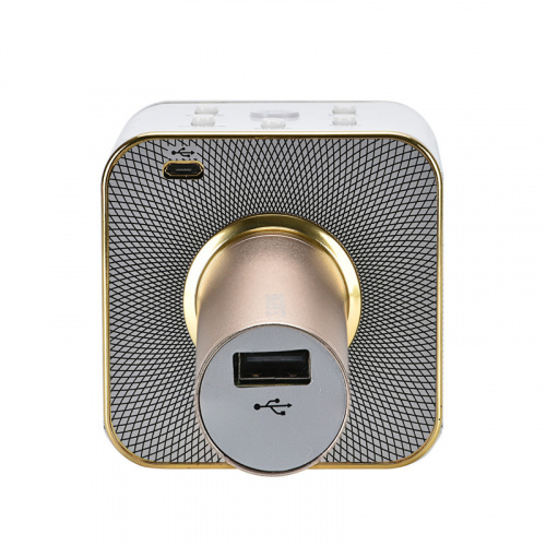 Беспроводной караоке-микрофон Tuxun Q7 Bluetooth Золотой