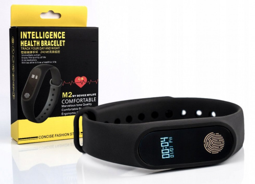 Фитнес браслет Intelligence Health Bracelet M2, синий