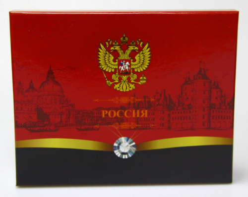 Подарочный набор СССР (Фляга, 4 стопки, воронка, ручка, брелок)
