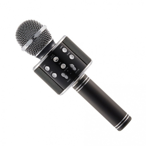 Беспроводной Bluetooth караоке микрофон WSTER WS-858 черный