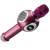 M8 Simple Беспроводной караоке микрофон с колонкой, розовый