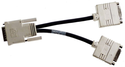 Разветвитель LFH 60 to 2x DVI Splitter Cable белый