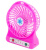 Настольный вентилятор Mini Fan на аккумуляторе розовый