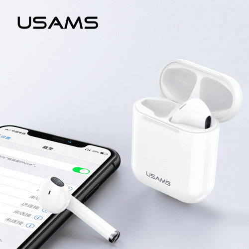 Беспроводные наушники USAMS US-LU001 Bluetooth BT5.0 (Белый)