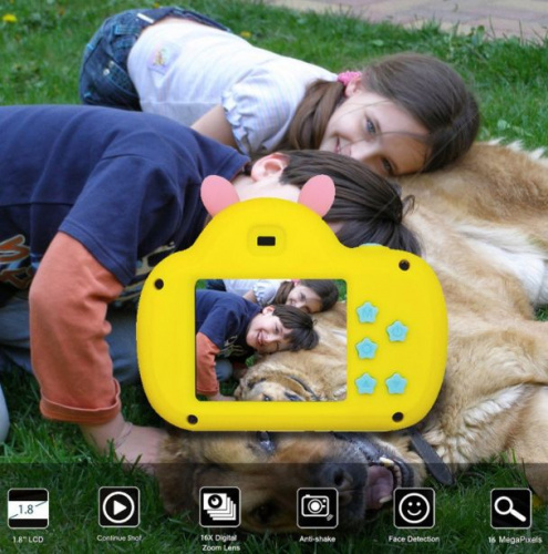 Детская цифровая камера Digital Video Camera, голубой