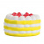 Игрушка-антистресс "Клубничный торт" с ароматом, желтый