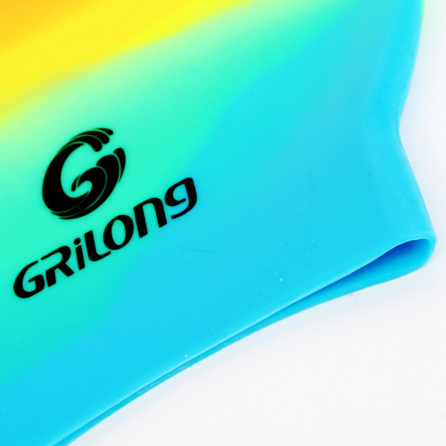 Шапочка для плавания детская Grilong, цветная