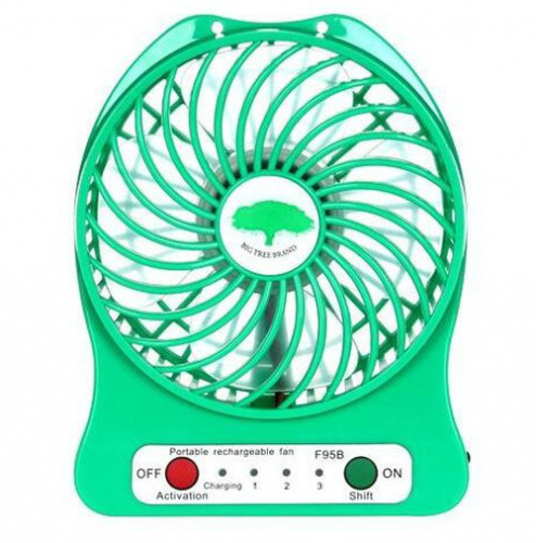 Мини вентилятор USB Fashion Mini Fan, зеленый