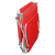 Шезлонг раскладушка с козырьком, 192х58х28 см, красный