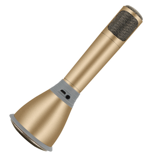 Беспроводной караоке-микрофон Tuxun K068 (Золотой)
