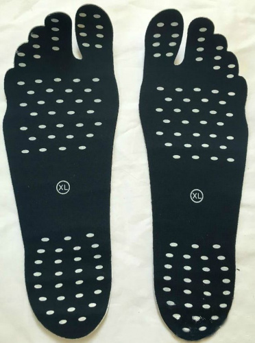 Наклейки на ступни ног Nakefit (Размер: XL), черные