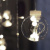 Гирлянда-шторы светодиодные мигающие Огни в шаре 3х1 м (Белый)