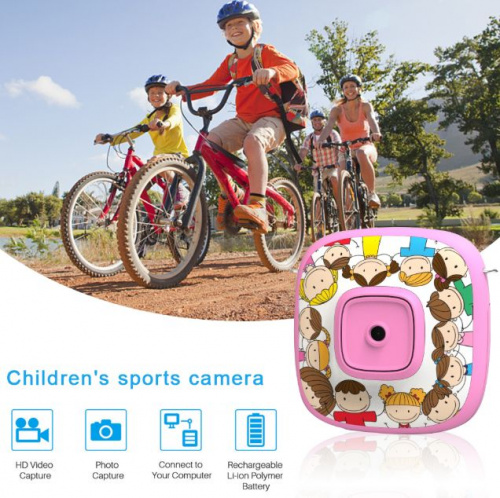 Детская экшн-камера Waterproof for Kids (Голубой)