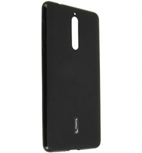 Чехол-накладка силиконовый Cherry для Nokia 8, черный