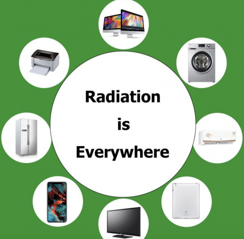 Стикер для защиты от радиации Radiation Shield Sticker
