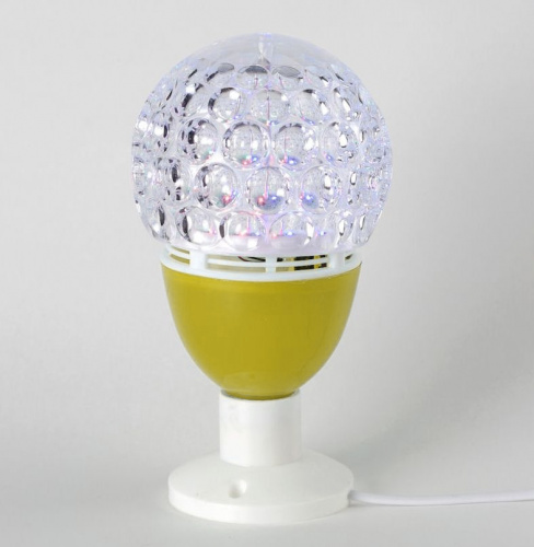 Светодиодная диско-лампа LED Full color rotating lamp, желтая