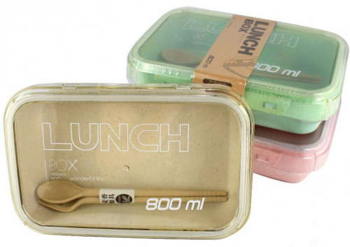 Ланч-бокс LUNCH BOX 800 мл, салатовый