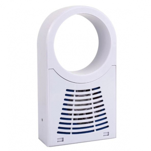 Безлопастной USB - вентилятор Handheld Mini Air Conditioner No Leaf Fan Cooling Cooler (голубой)
