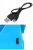 Мини вентилятор USB Fashion Mini Fan, синий