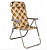 Кресло-шезлонг складной с подголовником, 54х60х80см