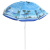 Зонт пляжный COOLWALK 3015 диаметр купола 180 см, Пальмы