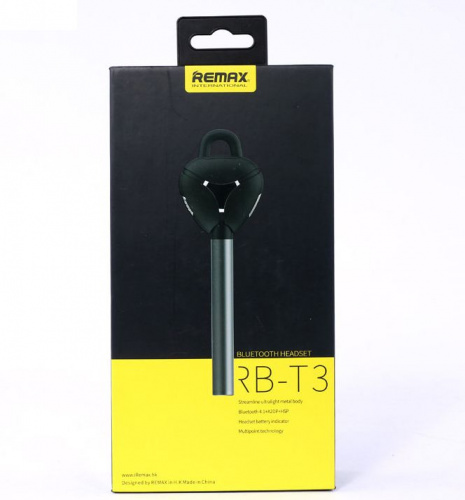 Bluetooth-гарнитура Remax RB-T3, черный