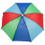 Зонт пляжный диаметр купола 260 см, разноцветный