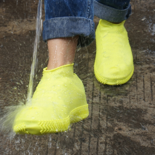 Силиконовые чехлы бахилы для обуви размер S (32-36) желтый