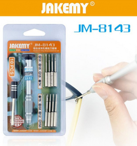 Набор часовых отверток Jakemy JM-8143 10 предметов