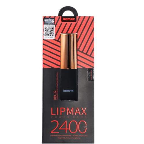 Аккумулятор Remax Lip MAX 2400 mAh RPL-12, Золотой
