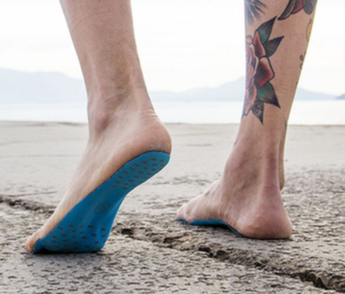 Наклейки на ступни ног Nakefit (Размер: XL), голубые