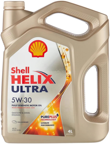 Синтетическое моторное масло SHELL Helix Ultra 5W-30, 4 л