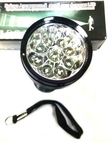 Фонарь ручной светодиодный Bailong 103 9 LED черный
