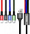 Кабель для iPod, iPhone, iPad Baseus 4-in-1 Output USB (CA1T4-A01) для IPhone/Android (Black)
