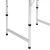Стол cкладной туристический для пикника 60х45х50-65 см, серый