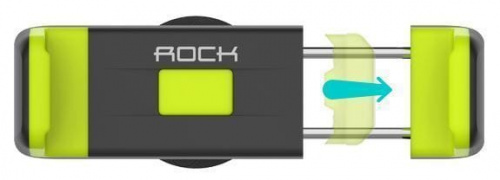 Держатель автомобильный ROCK Deluxe Car Vent Phone Holder для телефонов в воздуховод, зеленый