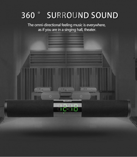 Портативная акустика OneDer V01 soundbar (Красный)