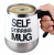 Термо-кружка мешалка бочонок 450мл Self Stirring Mug, белая