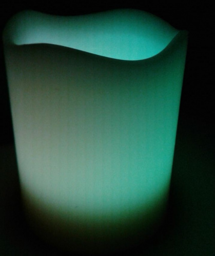 Светодиодная свеча Радуга (C-CI65T/W)