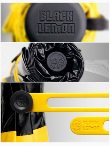 Карманный мини-зонт Black Lemon черный