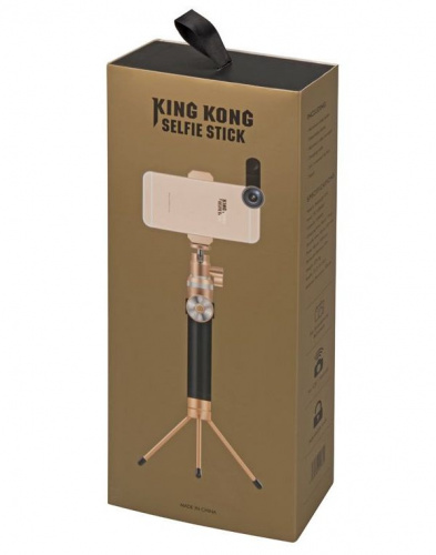 Складной Монопод King Kong Selfie Stick 91.5 Premium Gold