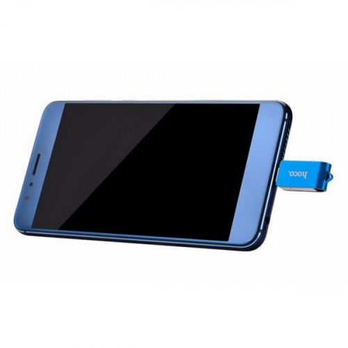 Флешка Type-C+Micro HOCO UD3 16GB, синий