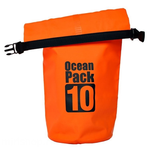 Водонепроницаемый рюкзак Ocean Pack 10 л, оранжевый