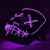 Неоновая маска Судная Ночь (фиолетовая)