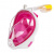 Полнолицевая маска для снорклинга (взрослая) FREE BREATH (L/XL Pink)
