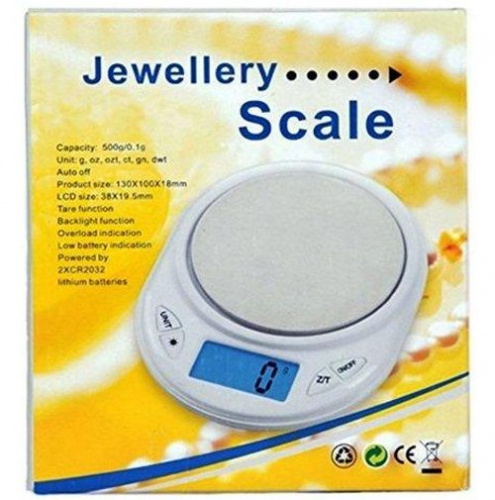 Весы ювелирные электронные Jewellery Scale XY-7005, 500г x 0,1г